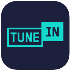 tunein radio - free music player apps