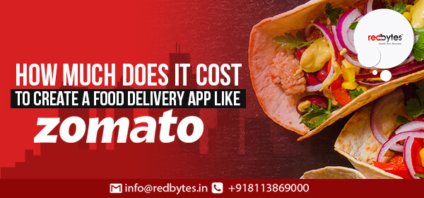 cost to create an app like zomato